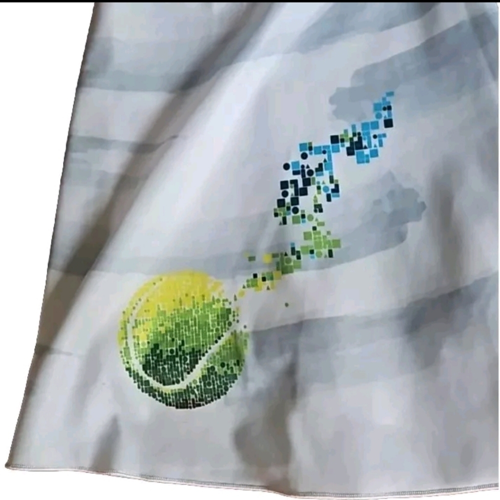 Lacoa Sports Grey Pixels Collection Tennis Pickleball Skirt Skort Size XL NWOT